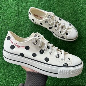 Converse Chuck Taylor All Star Lift Ox Polka Dot